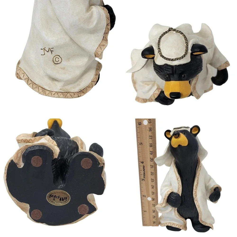 Bearfoots Beartivity II Nativity 5 Piece Set 50439 Jeff Fleming Big Sky Carvers